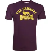 Lonsdale Maglietta giallo / rosso vino