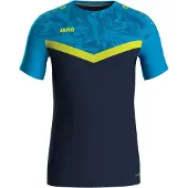 Jako Maglia funzionale navy / azzurro / limone / petrolio