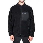 NIKIN Treefleece Teddy Jacket Giacca in pile Uomo (XS, nero)