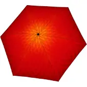 Doppler Carbonsteel Mini Slim Fusion rosso/giallo — Ombrello