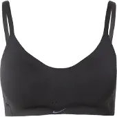 Nike Reggiseno sportivo 'ALATE MINIMALIST' grigio / nero