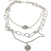 Urban Classics Collana 'Ocean' argento