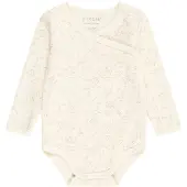 Fixoni Tutina / body per bambino sabbia / marrone / cachi / bianco