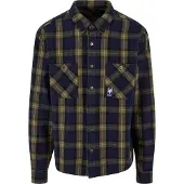 ZOO YORK Camicia 'Iconic' navy / giallo / cachi