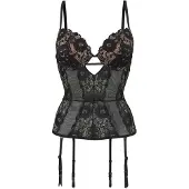Jette Corsetto nudo / nero