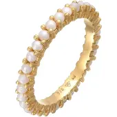 Elli Anello oro / bianco perla