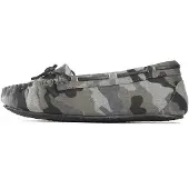 Minnetonka Mocassino grigio / verde / nero