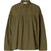 Selected Camicetta A Maniche Lunghe Donne Verde 40
