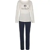 LASCANA Pigiama navy / bianco