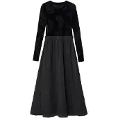 Desigual , Abito combinato stampato, Nero, XL
