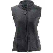 Mufflon Women's Vita Gilet in lana merino Donna (XL, grigio/nero)
