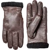 Hestra Deerskin Primaloft Rib Guanti (10, marrone)