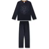 Sanetta Pigiama 'Tiger' blu scuro / grigio