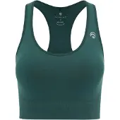 OCEANSAPART Reggiseno sportivo 'Beverly' grigio chiaro / verde scuro