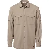 Vaude Rosemoor L/S Shirt II Camicia Uomo (L, beige)