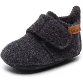 Bisgaard Baby's Wool Pantofole Bambini (26, grigio)
