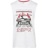 KOROSHI Maglietta rosso / nero / bianco