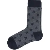 Scalpers Calzino navy / grigio