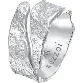 KUZZOI Anello argento