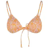 Volcom Women's Coco Tri Parte superiore bikini Donna (S, bianco)