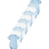Next Tutina / body per bambino blu / bianco