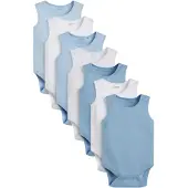 Next Tutina / body per bambino blu colomba / blu chiaro / bianco