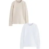Next Maglietta intima beige / bianco