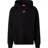 Diesel Felpa in cotone con logo Oval D