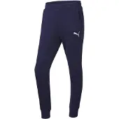 Puma Pantaloni sportivi 'Team Goal' navy / bianco