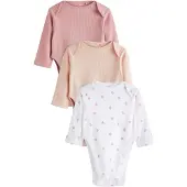 Next Tutina / body per bambino nudo / rosa / bianco