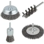Wolfcraft 2133000 Set Di Pennelli 6 Mm