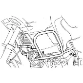 Hepco & becker Tubolare paramotore ELEF. 750/GT/AC 900/950GT