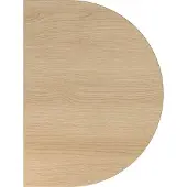 Hjh OFFICE PRO XBA60 W - Tavolino da appoggio 60x80 in rovere