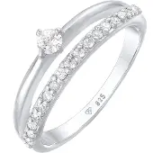 Elli Anello argento / trasparente