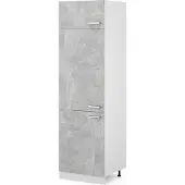 Vicco Armadio frigorifero R-Line Calcestruzzo 60 cm, Model 30254