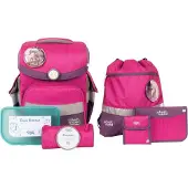 School-mood Set di borse per la scuola rosa