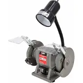 AWTOOLS Smerigliatrice da banco 150mm / 300w con lampada