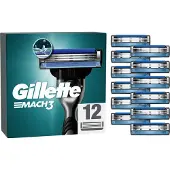 Gillette MACH3 Teste di ricambio 12 pezzi — Testina rasoio