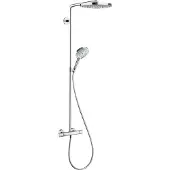 Hansgrohe Showerpipe Raindance Select Bianco / Cromo con soffione S 240 2jet
