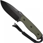 SENCUT Toxodon S24036-2 Black, Green G10, coltello fisso