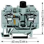 Wago 282-124, 13 mm, 62 mm, 54,5 mm, 250 V