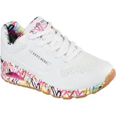 SKECHERS Sneaker bassa 'Uno-Loving Love' blu / giallo / rosso / bianco naturale
