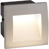 Searchlight LED incasso parete Ankle, IP65, alluminio, grigio