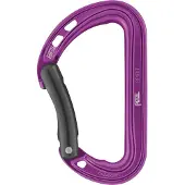 Petzl Spirit Bent Gate Moschettoni a leva lilla