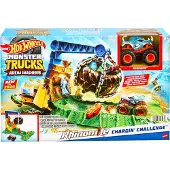 Hot Wheels Monster Trucks Arena Smashers Rhinomite Sfida Macchina