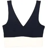 Mymarini Women's Yoga Top Parte superiore bikini Donna (XL, blu)