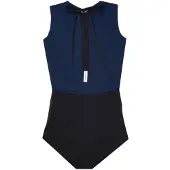 Mymarini Women's Outfit-Onepiece Costume intero Donna (XL, blu/nero)