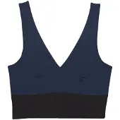 Mymarini Women's Yoga Top Parte superiore bikini Donna (XL, blu)