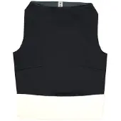 Mymarini Women's Surf Top Parte superiore bikini Donna (S, nero)