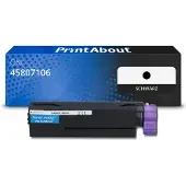 PrintAbout Toner compatibile OKI 45807106 - Nero